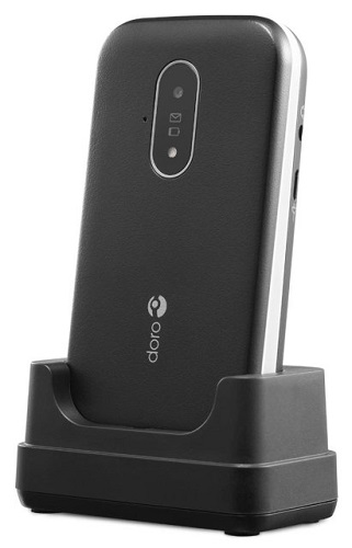 Doro 6820 zwart 4G + cradle