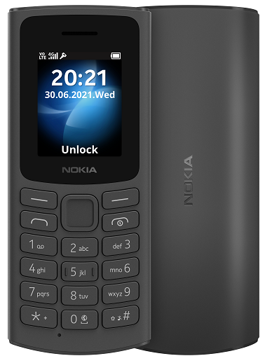 Nokia 105 2025 4G zwart