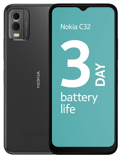 Nokia C32 64GB zwart