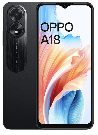 OPPO A18 128GB zwart